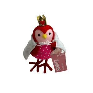 SPRITZ Queenie 2024 Bird Decoration Queen of Hearts Crown Red Pink Valentines